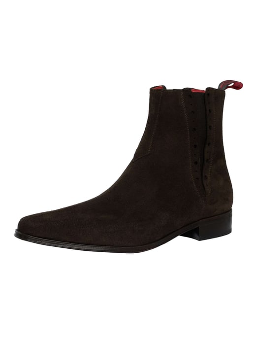 Jeffery West Chelsea-Stiefel Aus Wildleder, Braun - Image 1