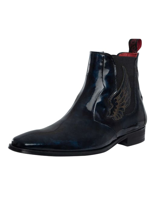 Jeffery West Chelsea Boots „Wings“ Aus Leder, Blau - Image 1