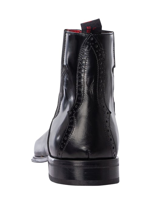 Jeffery West Totenkopf-Chelsea-Stiefel Aus Poliertem Leder, Schwarz - Image 5