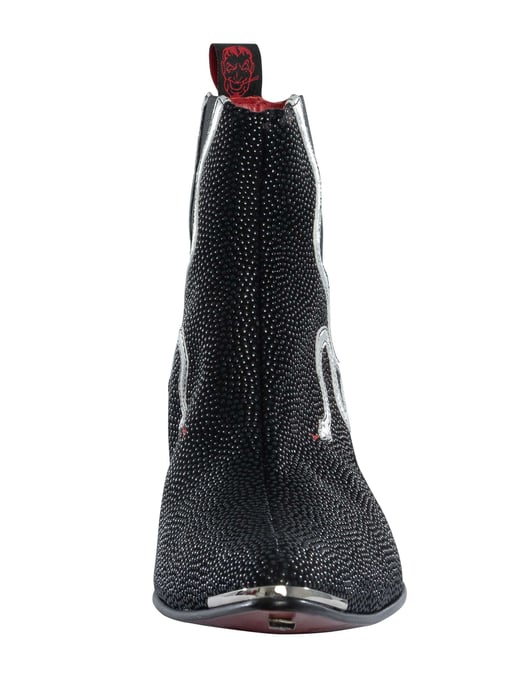 Jeffery West Crell Chelsea-Stiefel Mit Schlangenmuster, Schwarz - Image 4