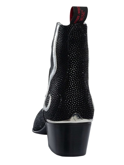 Jeffery West Crell Chelsea-Stiefel Mit Schlangenmuster, Schwarz - Image 5