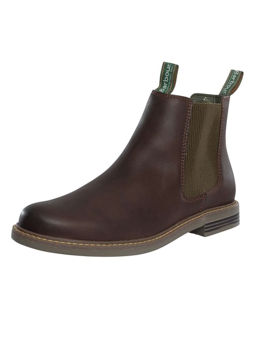 Barbour Chelsea-Stiefel Aus Leder Von Farsley, Braun - Image 1