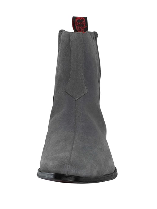Jeffery West Chelsea-Stiefel Aus Wildleder, Grau - Image 4