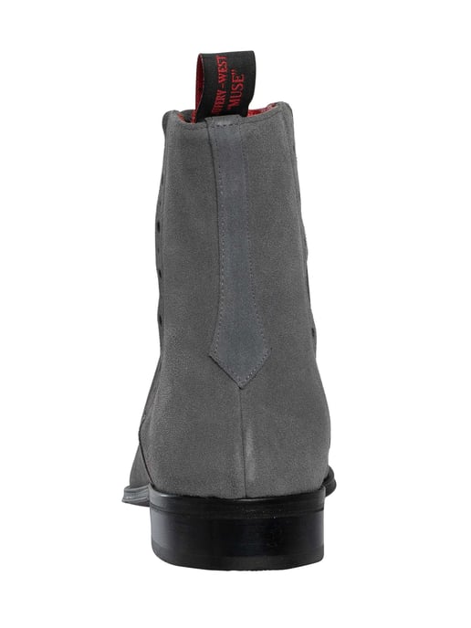 Jeffery West Chelsea-Stiefel Aus Wildleder, Grau - Image 5