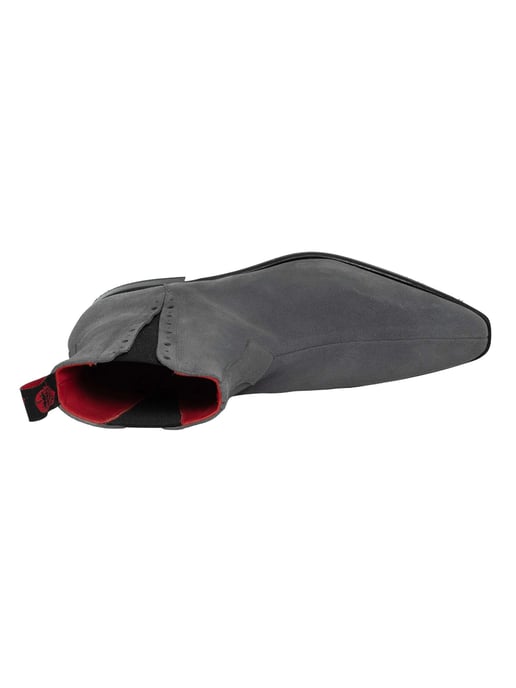Jeffery West Chelsea-Stiefel Aus Wildleder, Grau - Image 6
