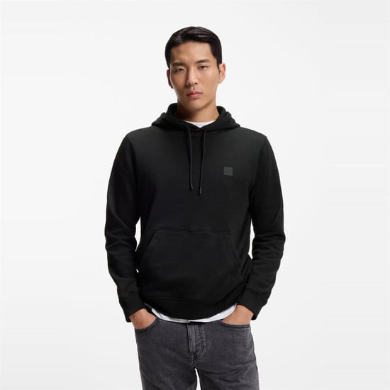 Boss - "Wetalk" Hoodie zum Überziehen für Herren (Samtschwarz) - Image 2