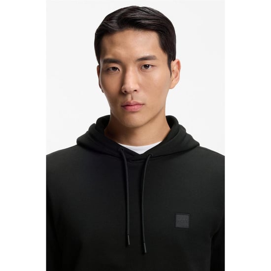 Boss - "Wetalk" Hoodie zum Überziehen für Herren (Samtschwarz) - Image 4
