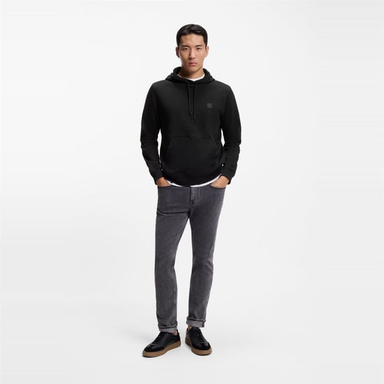 Boss - "Wetalk" Hoodie zum Überziehen für Herren (Samtschwarz) - Image 5