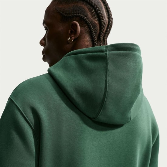 Nike - "Club" Hoodie zum Überziehen für Herren, Fleece (Tannengrün) - Image 3