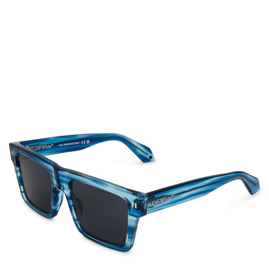 Off White - "Lawton" Quadratischer Rahmen-Sonnenbrille für Herren/Damen Unisex (Blau/Dunkelgrau) - Image 1