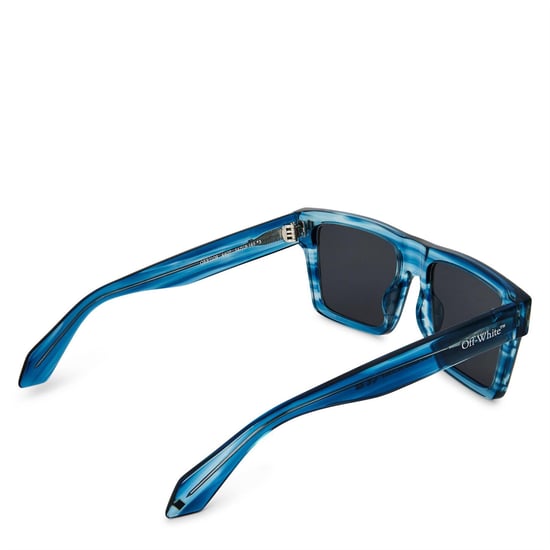 Off White - "Lawton" Quadratischer Rahmen-Sonnenbrille für Herren/Damen Unisex (Blau/Dunkelgrau) - Image 2