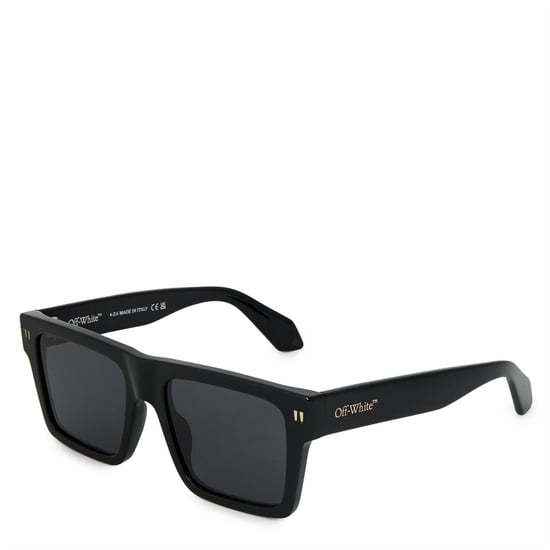 Off White - "Lawton" Quadratischer Rahmen-Sonnenbrille für Herren/Damen Unisex (Schwarz/Dunkelgrau) - Image 1