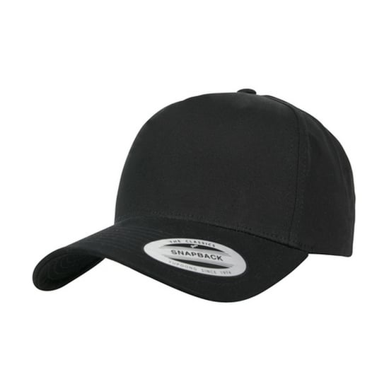 Flexfit - "Classic" Snapback Mütze 5 Segmente (Schwarz) - Image 1