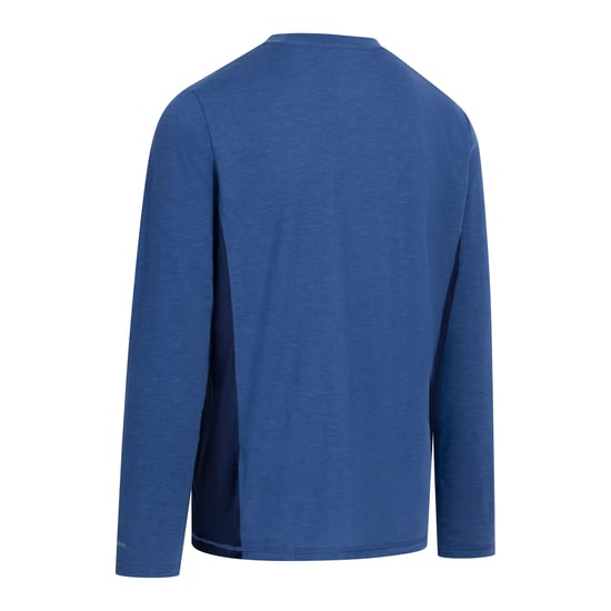 Trespass - "Charlie" T-Shirt für Herren Langärmlig (Indigoblau meliert) - Image 2