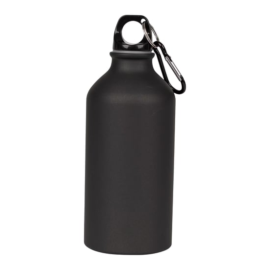 Trespass Trinkflasche Swig mit Karabiner (0,5 Liter) (Matt Schwarz) - Image 2