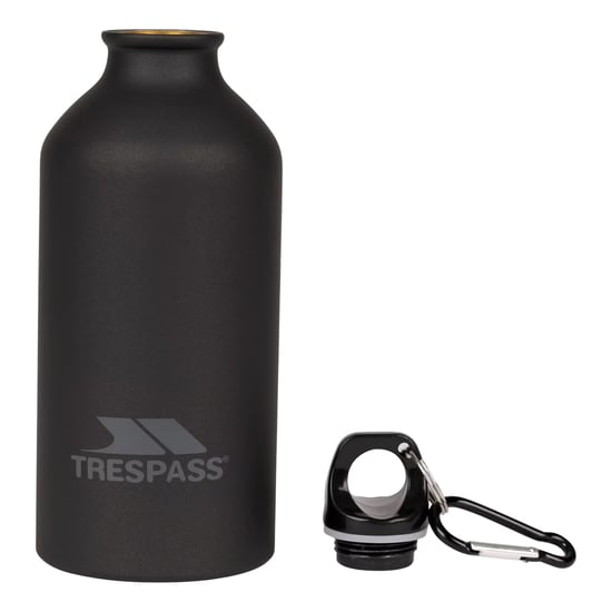 Trespass Trinkflasche Swig mit Karabiner (0,5 Liter) (Matt Schwarz) - Image 4
