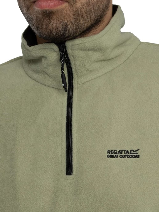 Regatta Thompson Fleece-Sweatshirt Mit Reißverschluss, Grün - Image 4