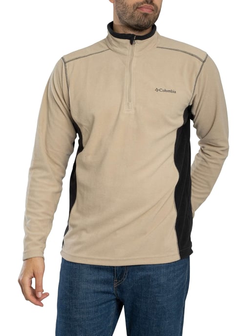 Columbia Klamth Range Half Zip Fleece, Beige - Image 1