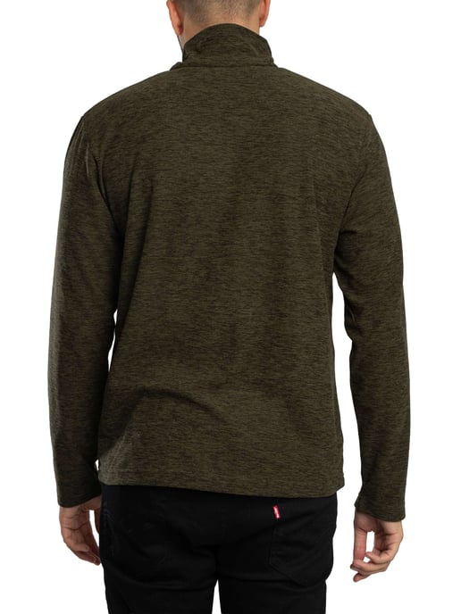 Regatta Thompson Meliertes Fleece Mit Halbem Reißverschluss, Grün - Image 3