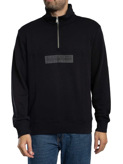 Napapijri Fleecejacke Mit Box-Logo-Reißverschluss, Schwarz - Image 2