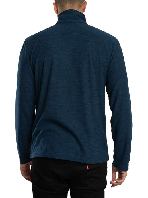 Regatta Thompson Meliertes Fleece Mit Halbem Reißverschluss, Blau - Image 3
