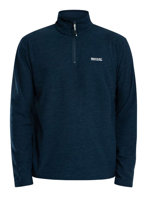 Regatta Thompson Meliertes Fleece Mit Halbem Reißverschluss, Blau - Image 5