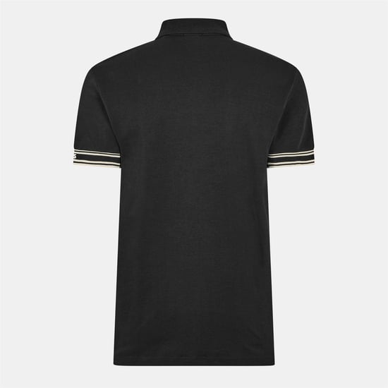 Boss - "Zone" Poloshirt für Herren, Mit Bündchen, Schmal (Schwarz) - Image 2