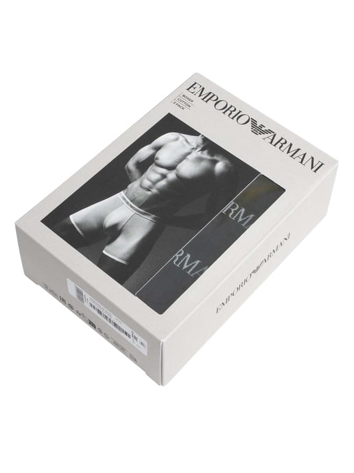 Emporio Armani 3Er Boxershorts, Schwarz - Image 6
