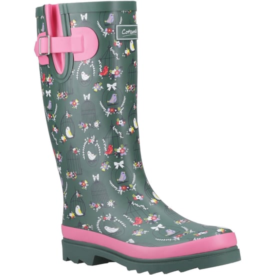 Cotswold Cleeve Hohe Gummi Damen Gummistiefel Grün - Image 1