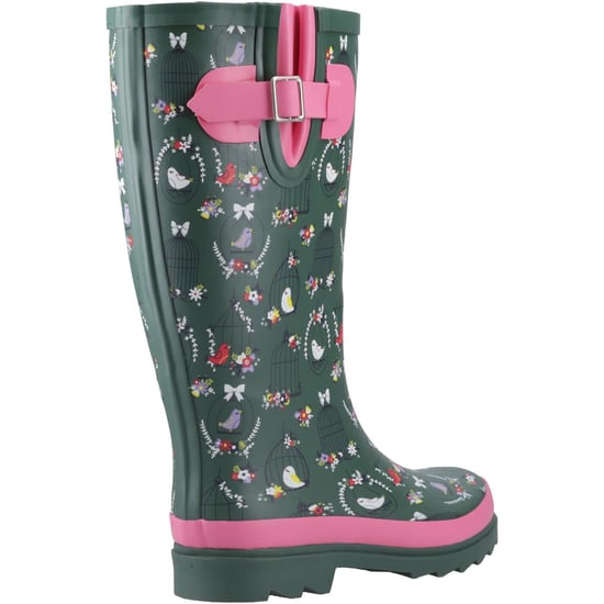 Cotswold Cleeve Hohe Gummi Damen Gummistiefel Grün - Image 2
