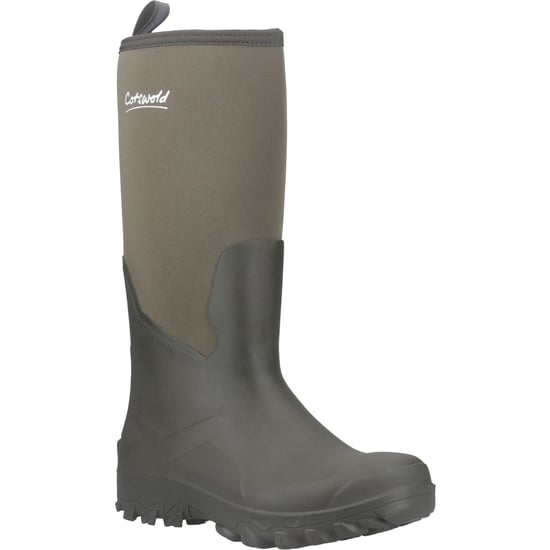 Cotswold Nailsworth Gummi Grün Wellington-Stiefel - Image 1