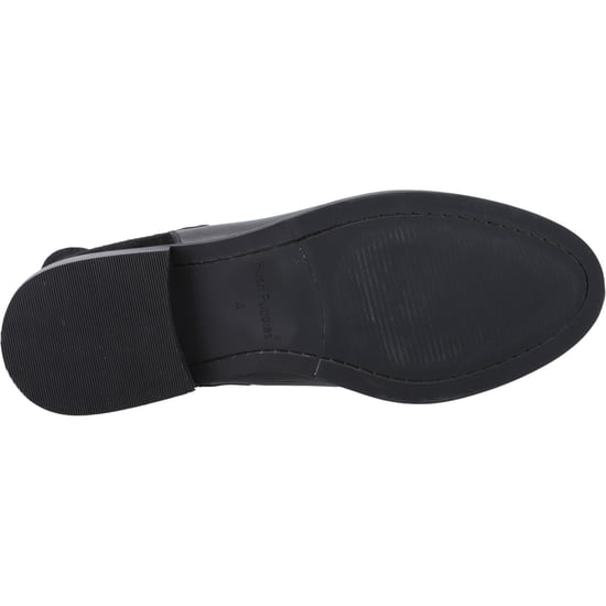 Hush Puppies Colette Leder Damen Schwarze Weite Flache Chelsea-Stiefel - Image 3