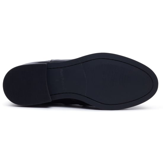 Hush Puppies Colette Leder Damen Schwarze Weite Flache Chelsea Boots - Image 4