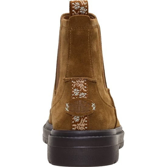HEYDUDE Sienna Leder Damen Cognac Flache Chelsea Stiefel - Image 2