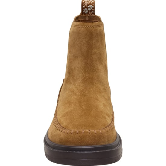 HEYDUDE Sienna Leder Damen Cognac Flache Chelsea Stiefel - Image 3