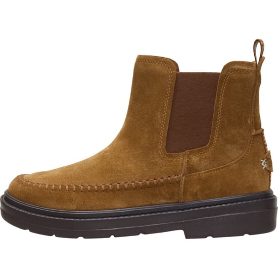HEYDUDE Sienna Leder Damen Cognac Flache Chelsea Stiefel - Image 6