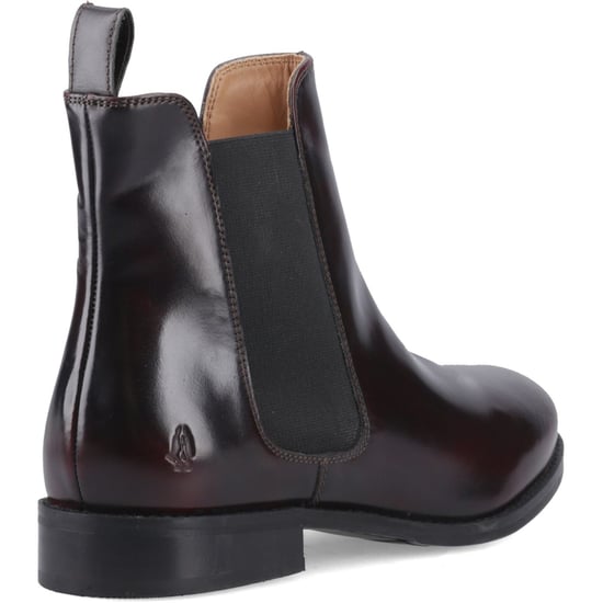 Hush Puppies Colette Leder Damen Bordeaux Weite Passform Flache Chelsea-Stiefel - Image 2