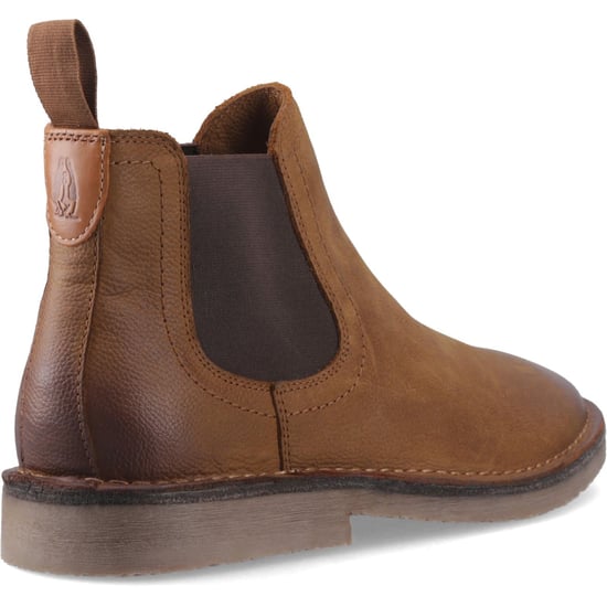 Hush Puppies Shaun Leder Herren Stiefel in Tabak - Image 2