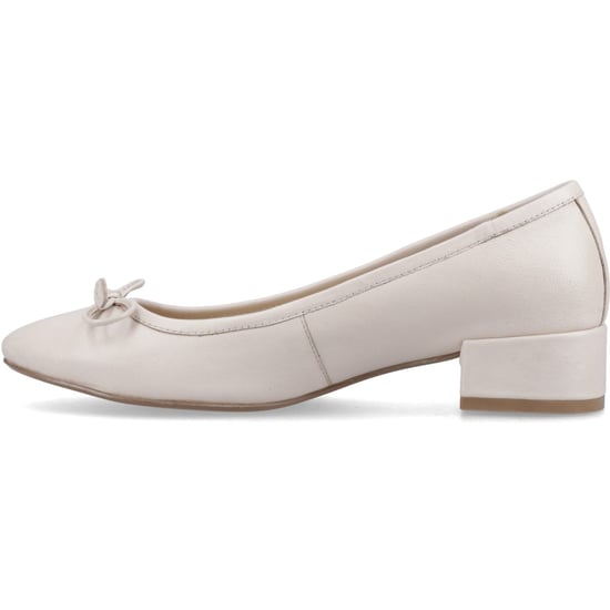 Hush Puppies Silvia Niedrigabsatzsandale Leder Damen Elfenbein Sandalen - Image 4