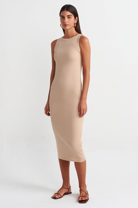 Ärmelloses Bodycon-Midikleid - Image 1