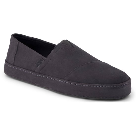 TOMS Alpargata Premium Leder Herren Espadrilles in Forged Iron - Image 1