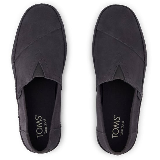 TOMS Alpargata Premium Leder Herren Espadrilles in Forged Iron - Image 4