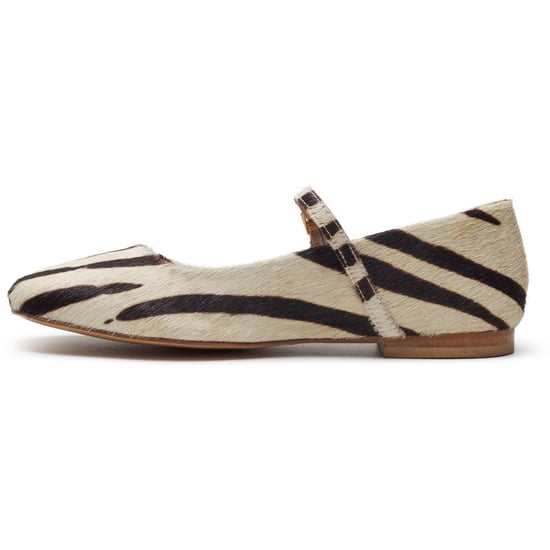 Hush Puppies Pasha Leder Damen Zebra Ballerinas - Image 6