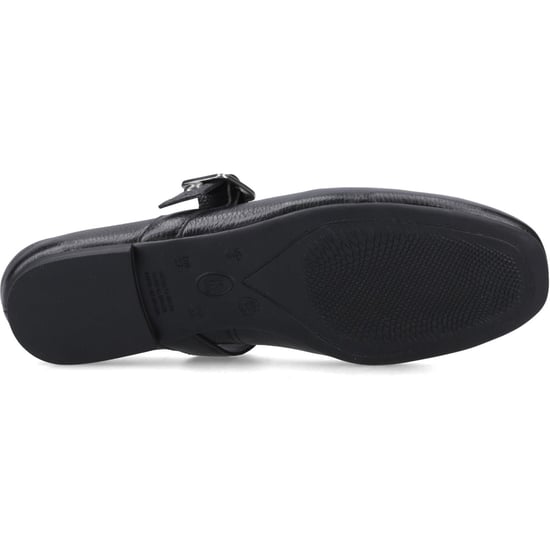 Hush Puppies Charlene Stud Ballerina Leder Damen Schwarz Flachschuhe - Image 3