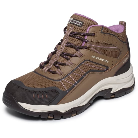 Skechers Trego Ashaway Leder Wanderschuhe für Damen in Tan/Braun - Image 5