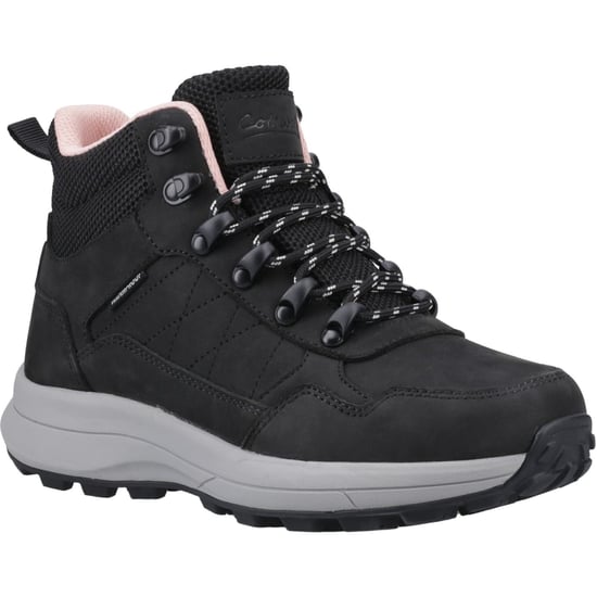 Cotswold Oddington Nubuk Damen Wanderstiefel Schwarz - Image 1