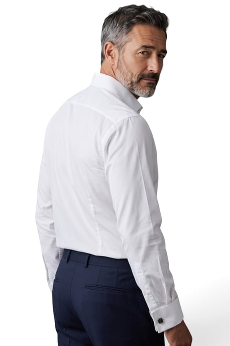 TruClothing Langärmeliges, schmal geschnittenes Hemd, formell - Weiß - Image 4