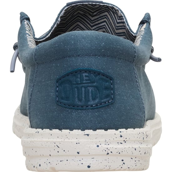 HEYDUDE Wally Stretch Baumwolle Herren Dunkelgraue Mokassin Schuhe - Image 2
