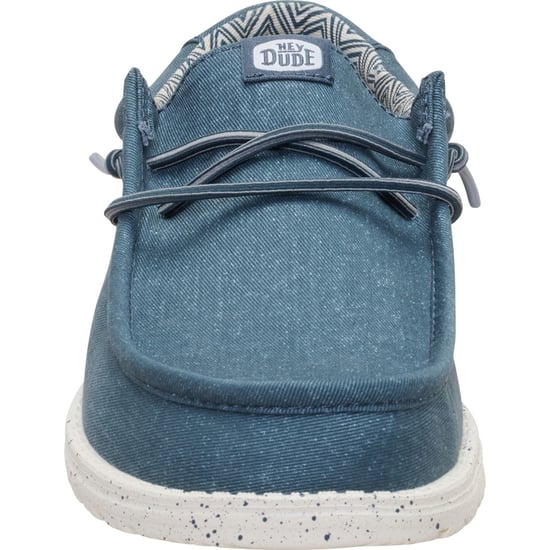 HEYDUDE Wally Stretch Baumwolle Herren Dunkelgraue Mokassin Schuhe - Image 3
