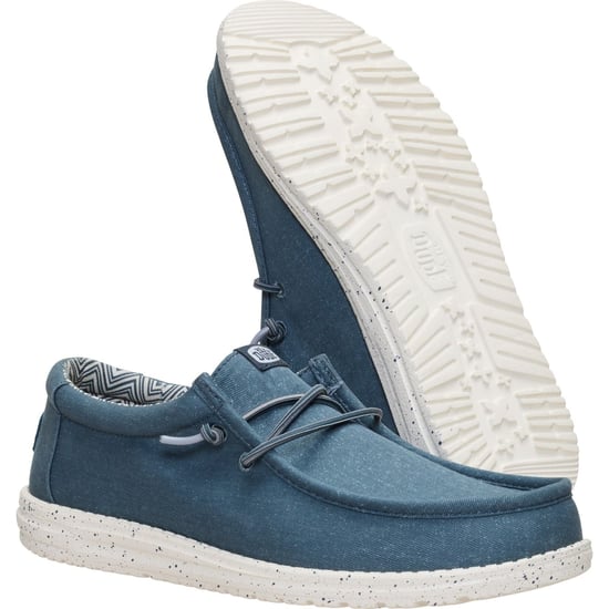 HEYDUDE Wally Stretch Baumwolle Herren Dunkelgraue Mokassin Schuhe - Image 4